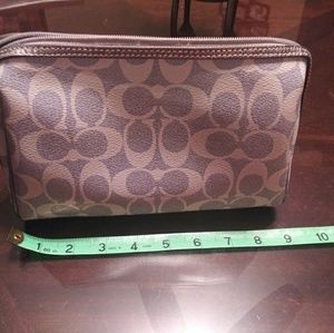 Coach cosmetic bag